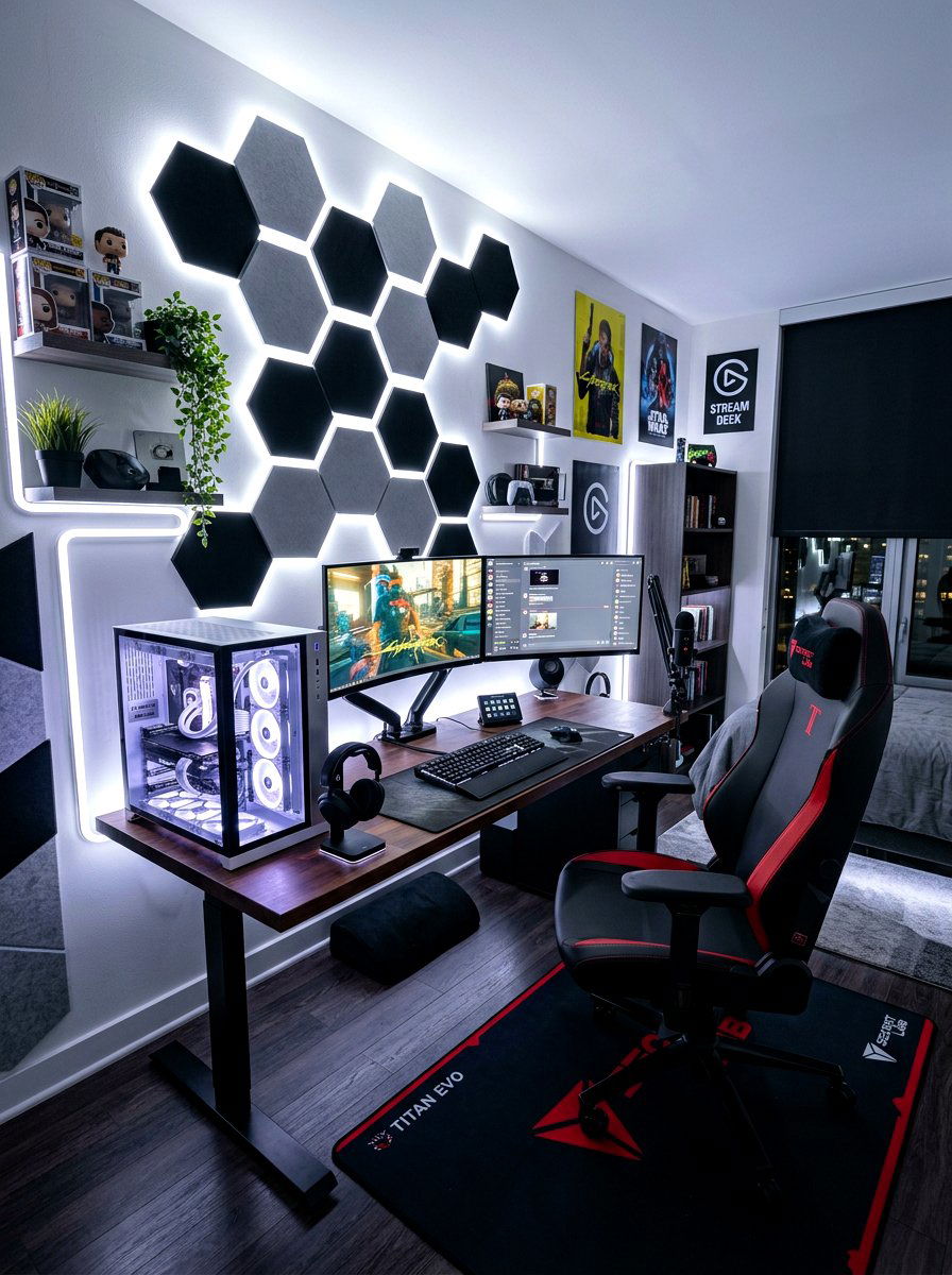 Gaming Bedroom Setup - 30 tween aesthetic bedroom ideas