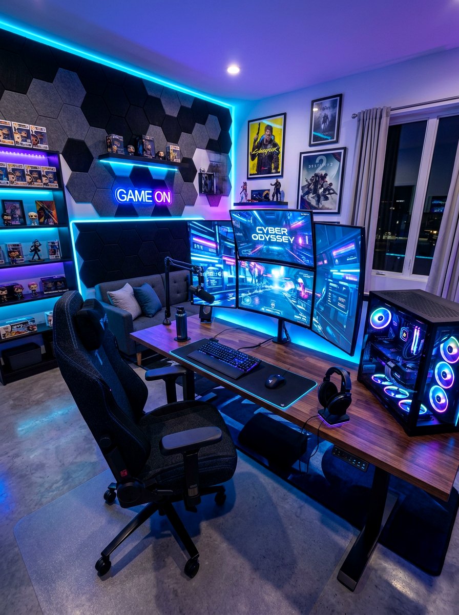 Gaming Room - 30 home retreat room ideas