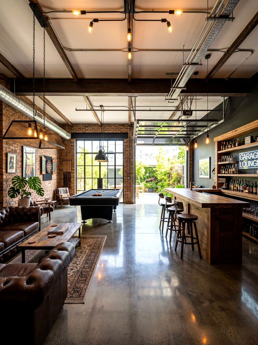 Garage Conversion Lounge Style - 30 home entertaining room ideas