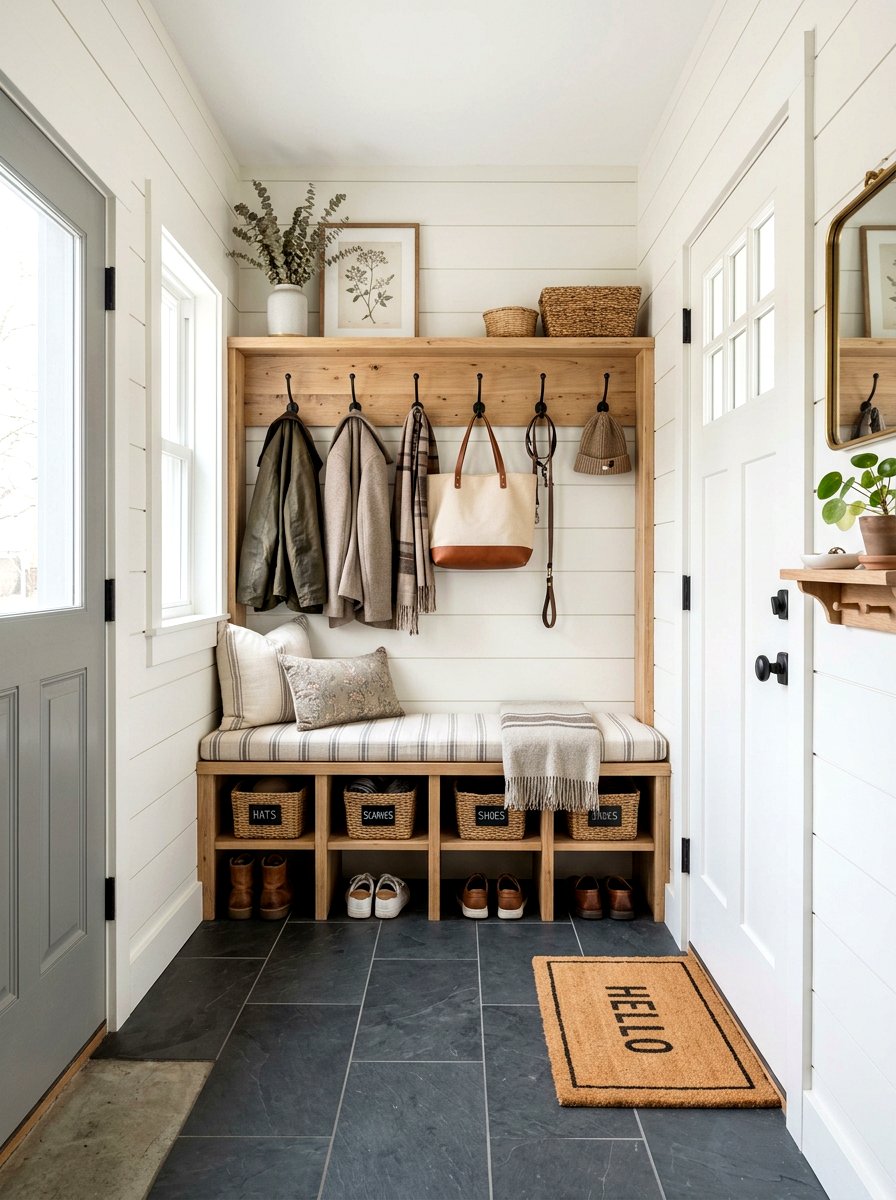 Garage Entry Mudroom - 30 small garage ideas