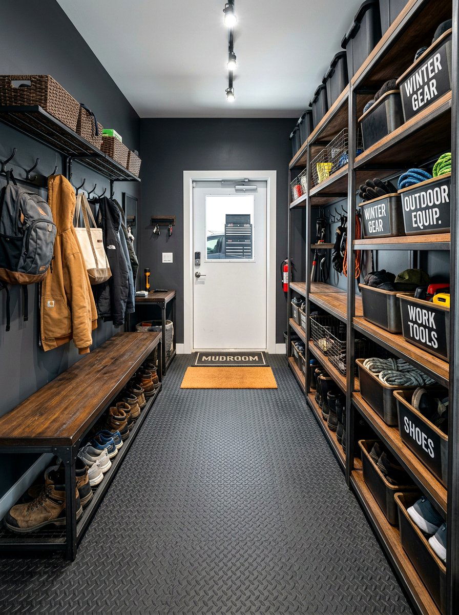 Garage Entry Mudroom - 30 mudroom ideas