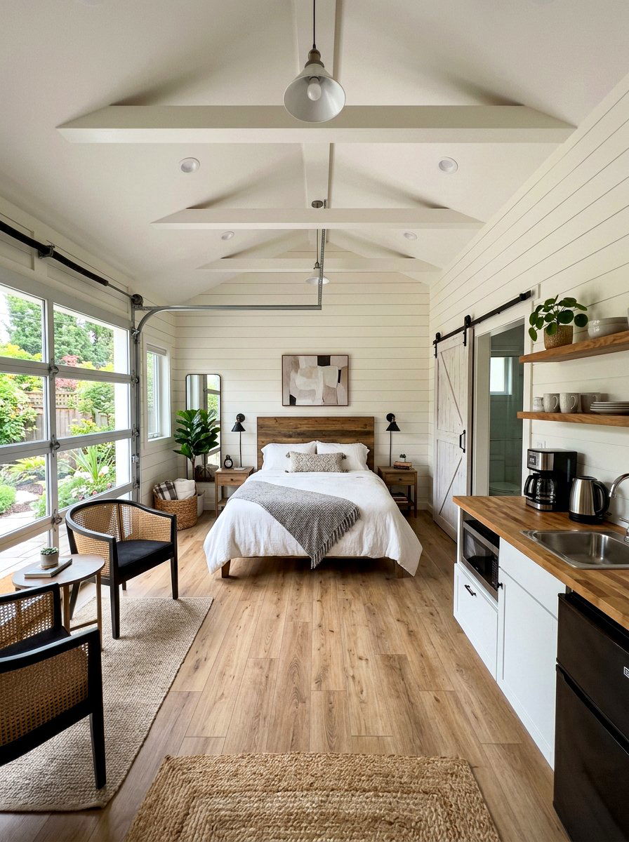Garage Guest Suite Conversion - 30 garage makeover ideas