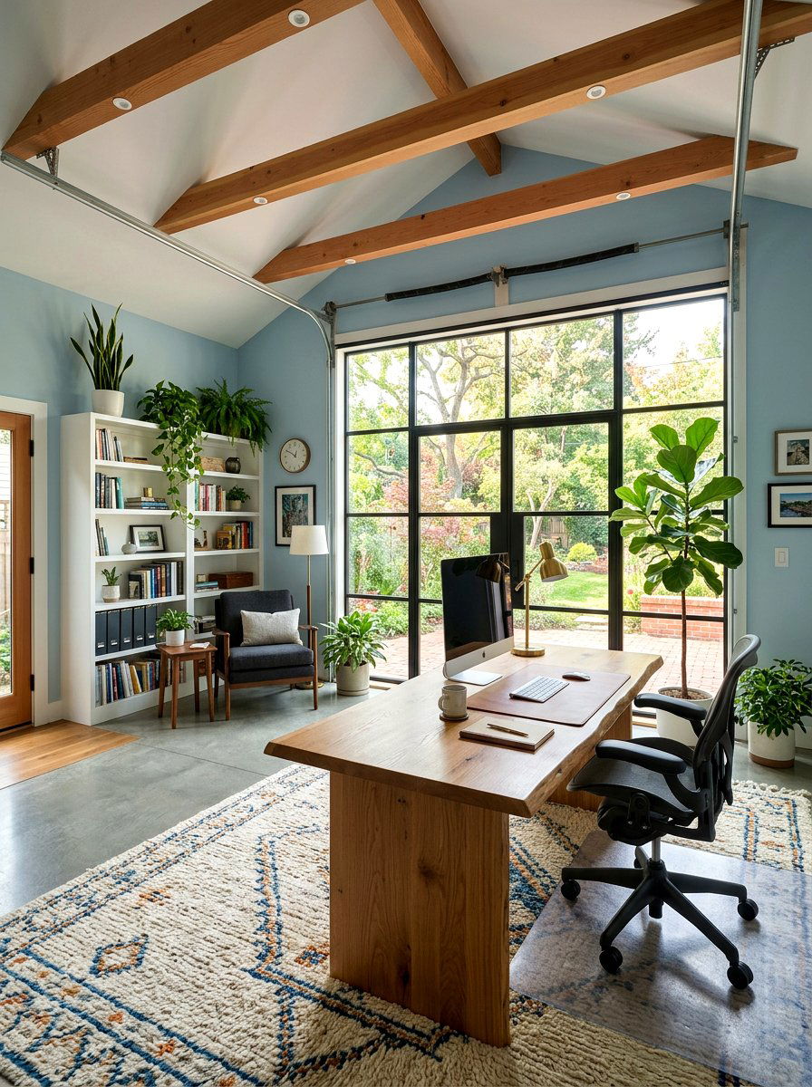 Garage Home Office Conversion - 30 garage makeover ideas