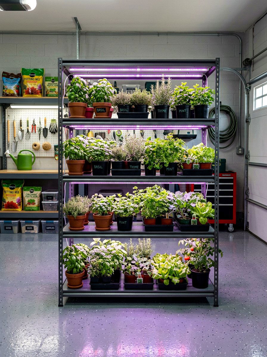 Garage Indoor Garden Greenhouse - 30 garage makeover ideas