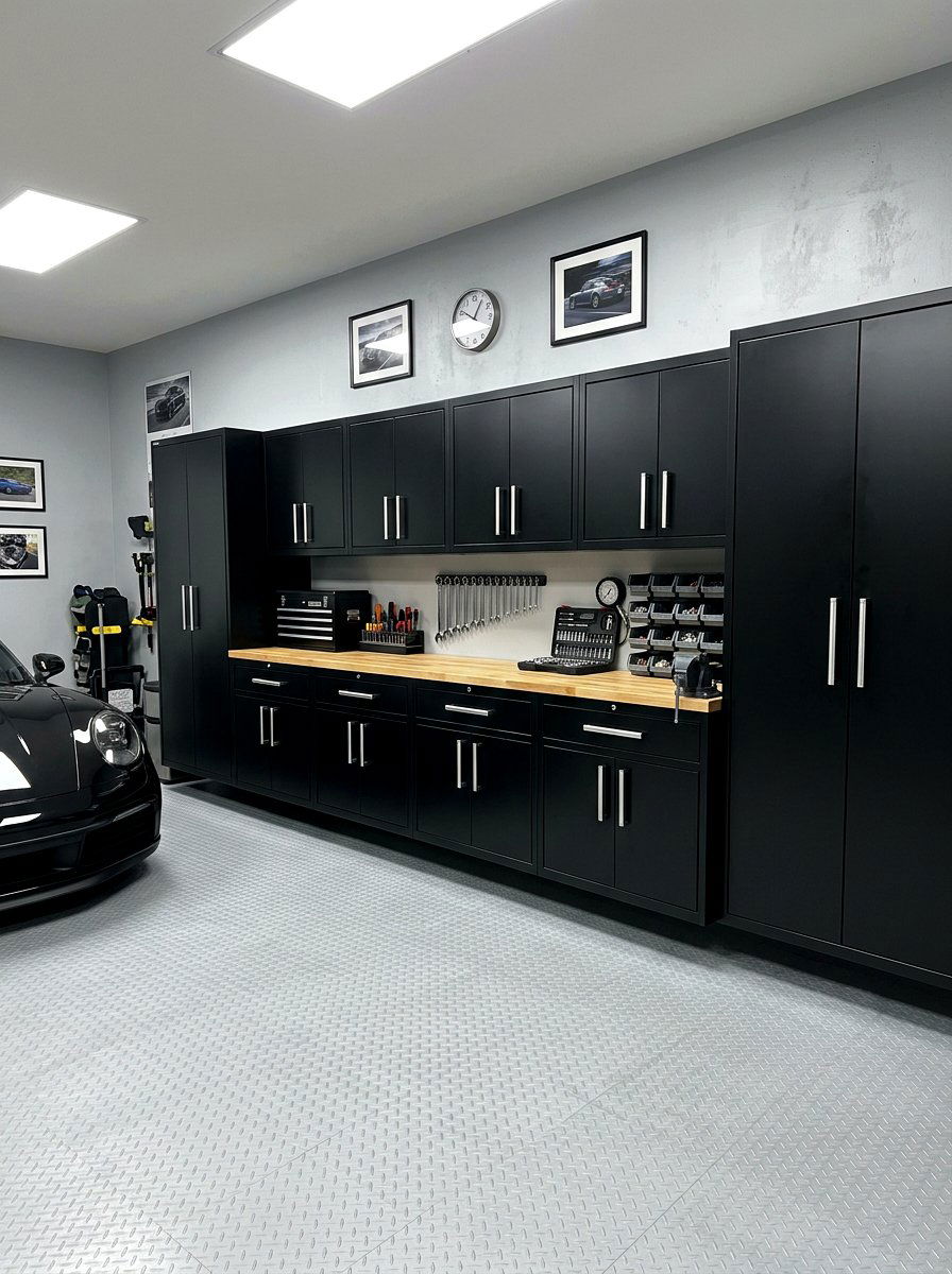 Garage Wall Cabinets - 30 organizing a garage ideas