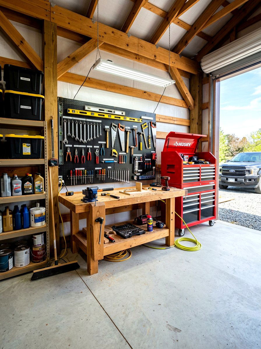 Garage Workshop Storage - 30 multipurpose room ideas