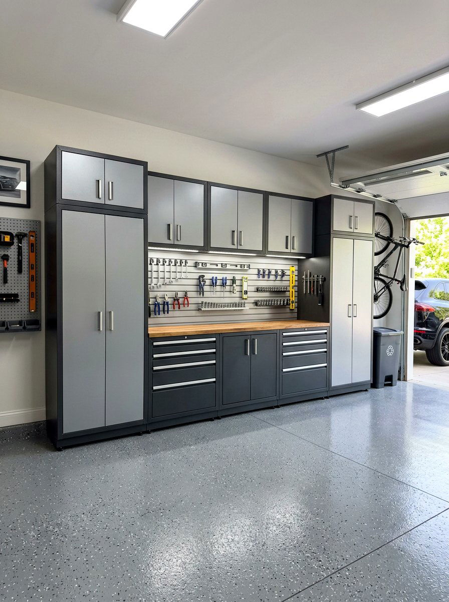 Garage cabinet storage system - 30 garage wall storage ideas