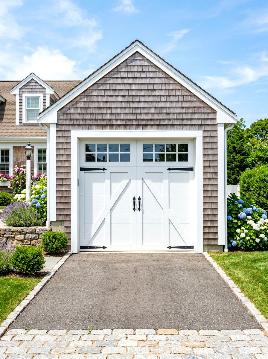 Garage door - 30 Cape Cod exterior ideas