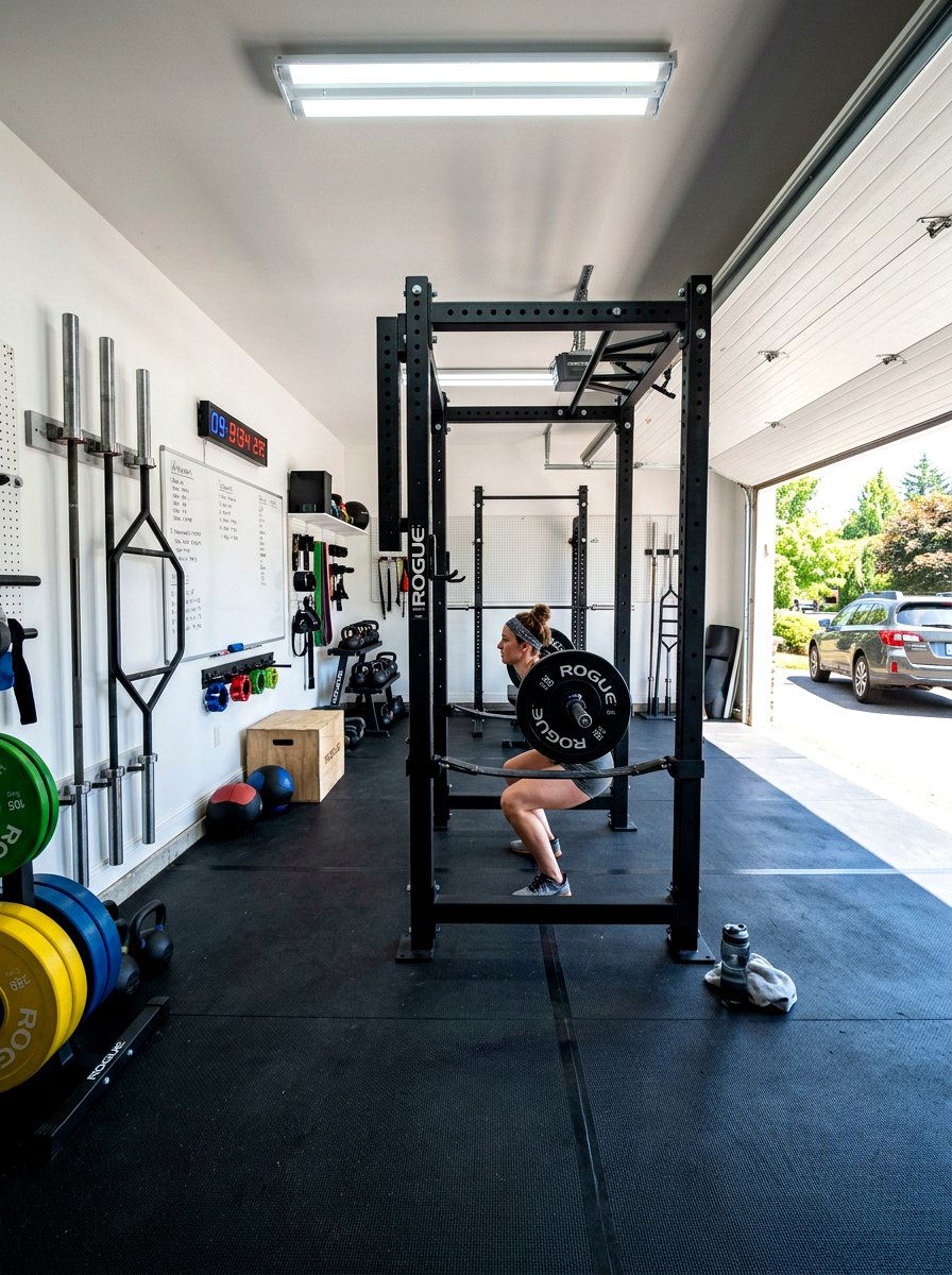 Garage gym - 30 home gym ideas