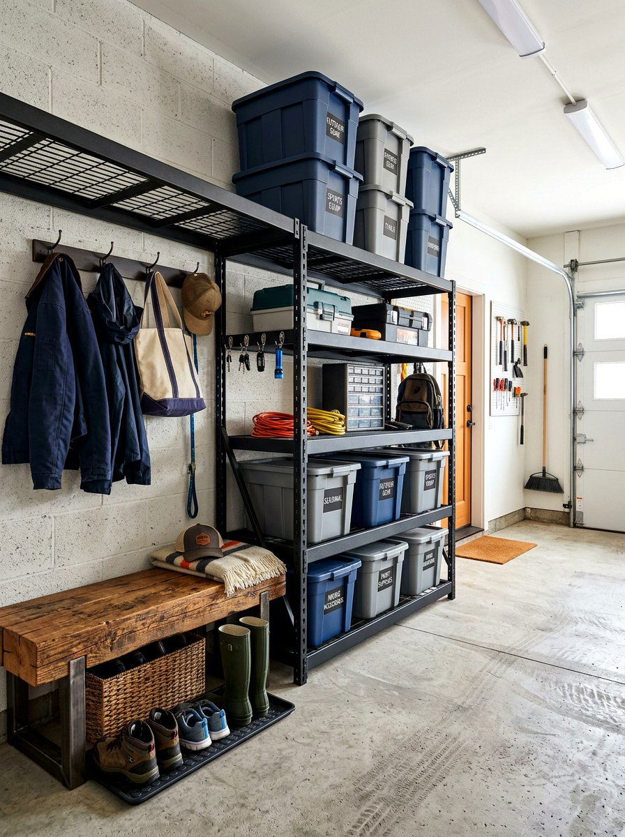 Garage mudroom storage - 30 organizing a mudroom ideas