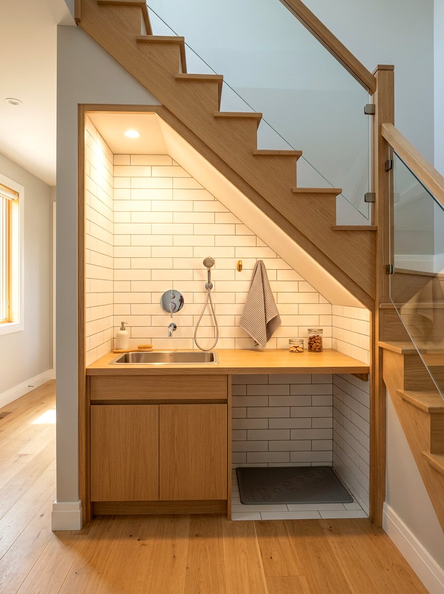Garage pet wash - 30 dog washing station ideas