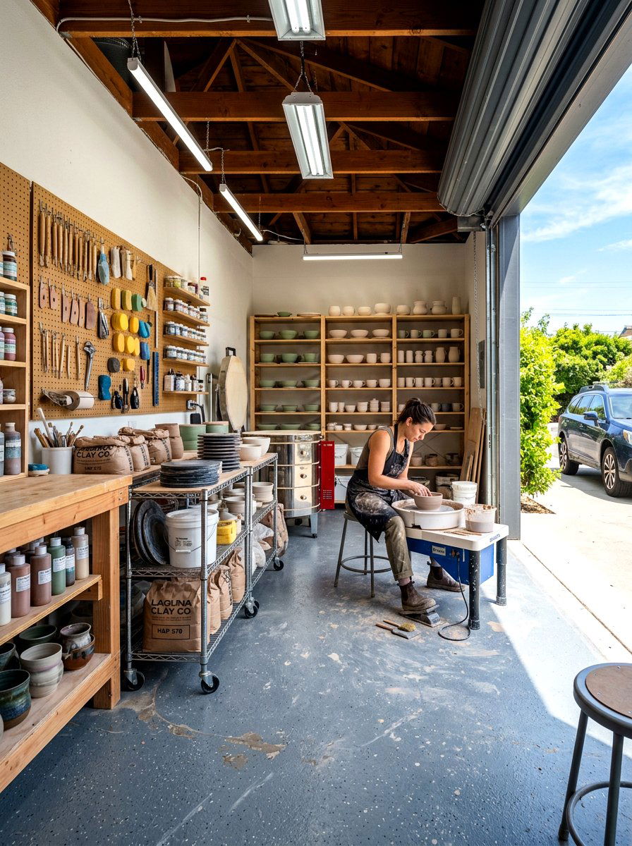 30 Pottery Room Ideas To Inspire A Creative Craft Space