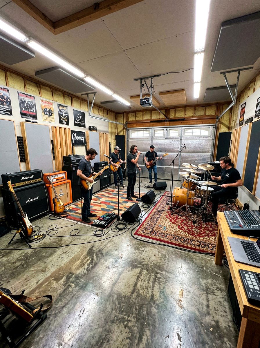 Garage studio conversion - 30 music room ideas
