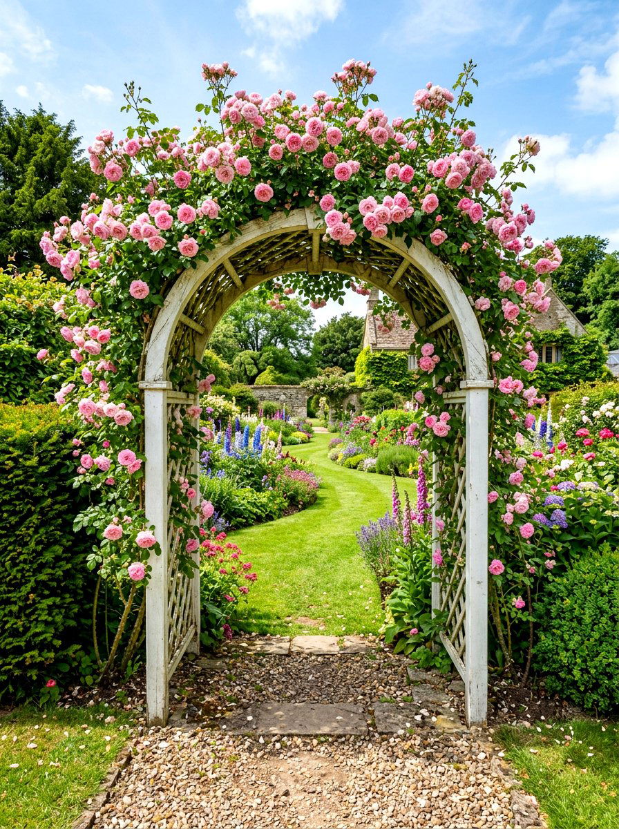 Garden Archway - 30 healing garden ideas