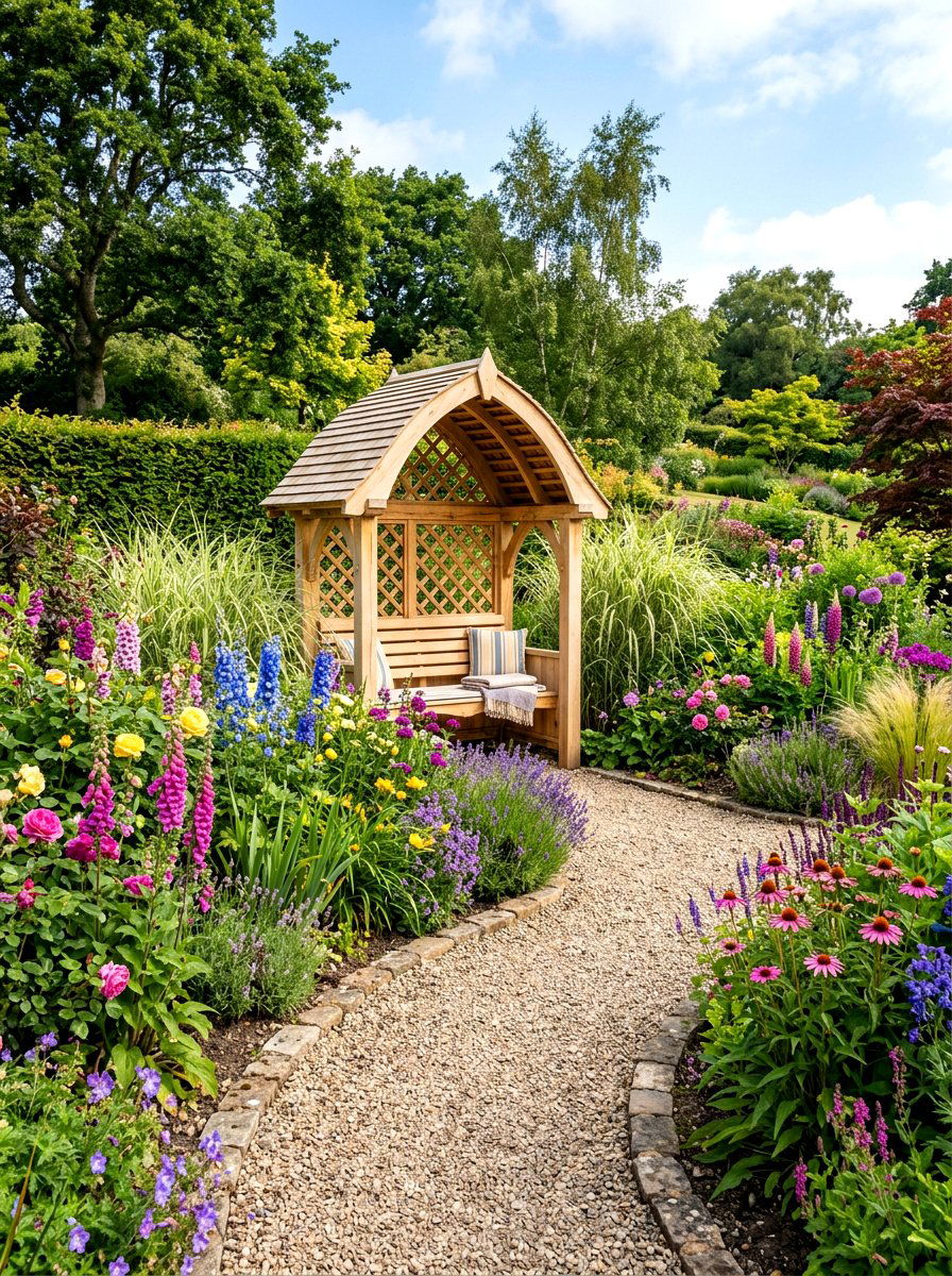 Garden Bench Gazebo - 30 small gazebo ideas