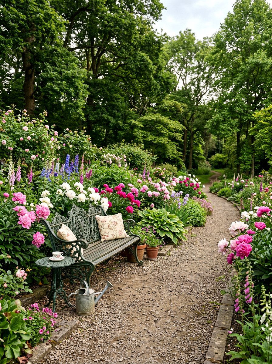 Garden Bench Set - 30 backyard furniture ideas
