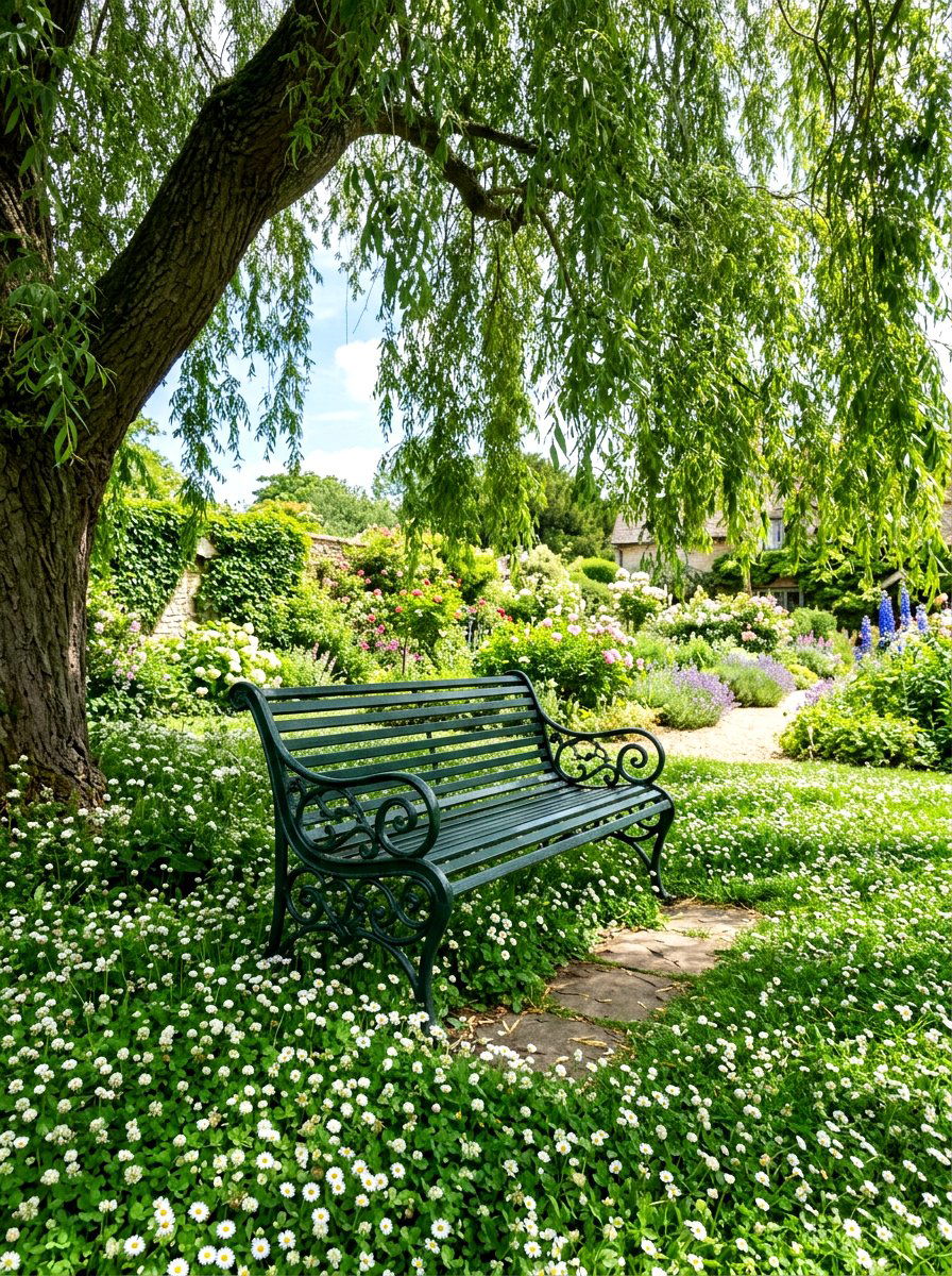 Garden Bench - 30 backyard retreat ideas