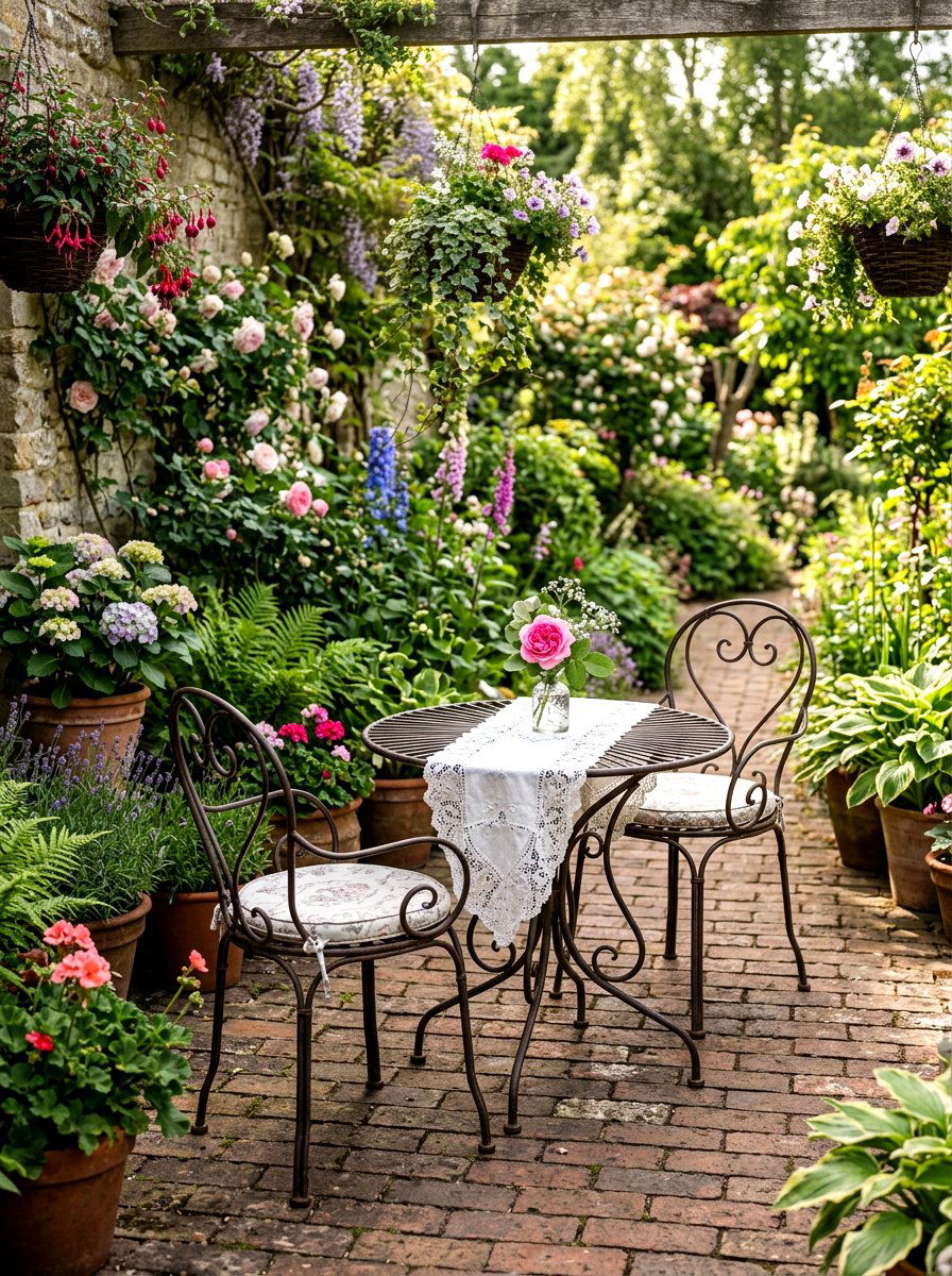 Garden Bistro Dining - 30 romantic hosting at home ideas