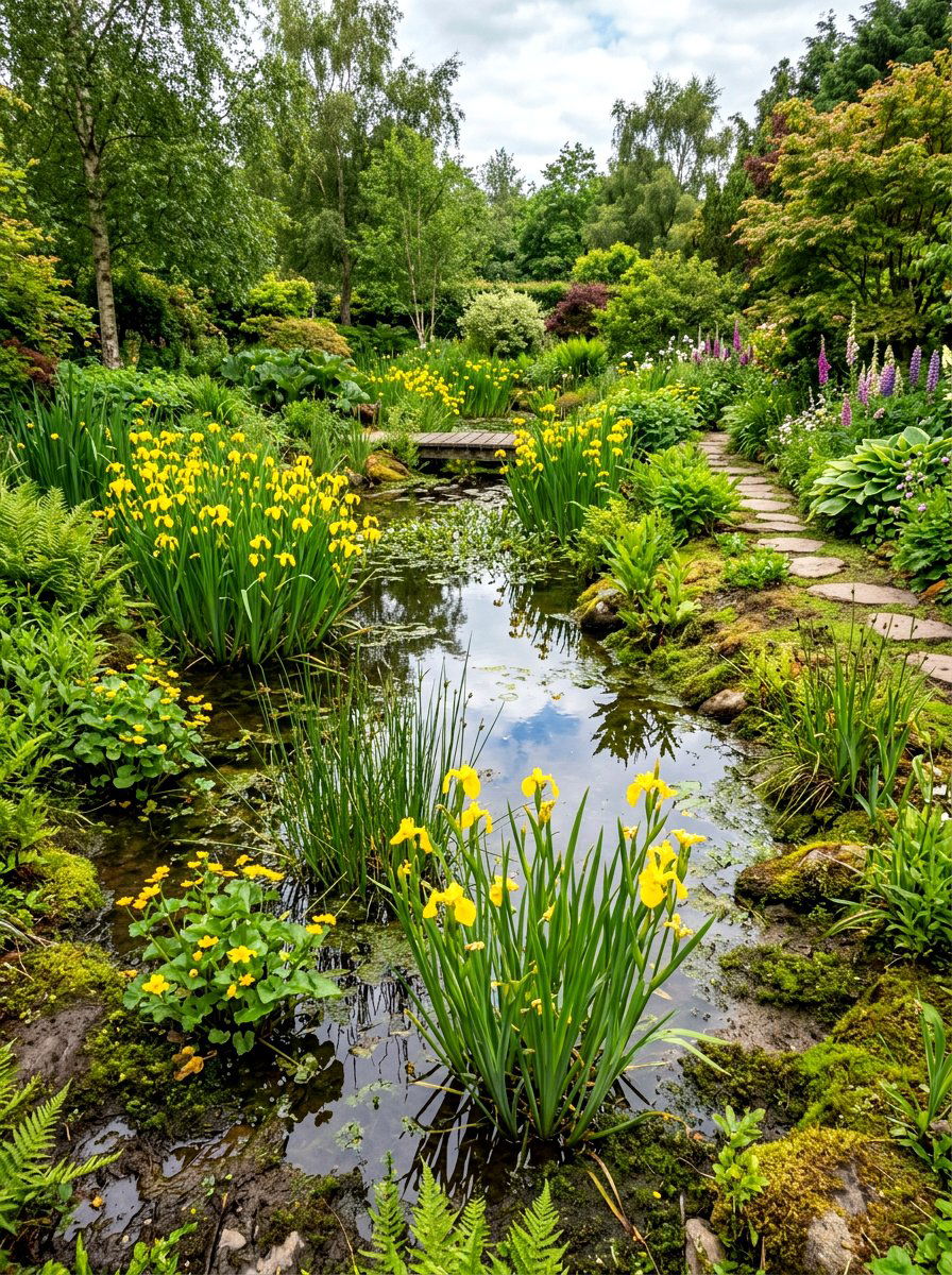 Garden Bog Pond - 30 frog pond ideas