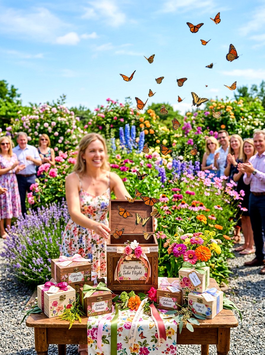 Garden Butterfly Release - 30 outdoor birthday party ideas