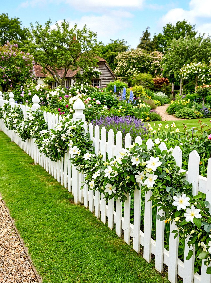 Garden Fence Garland - 30 garland styling ideas