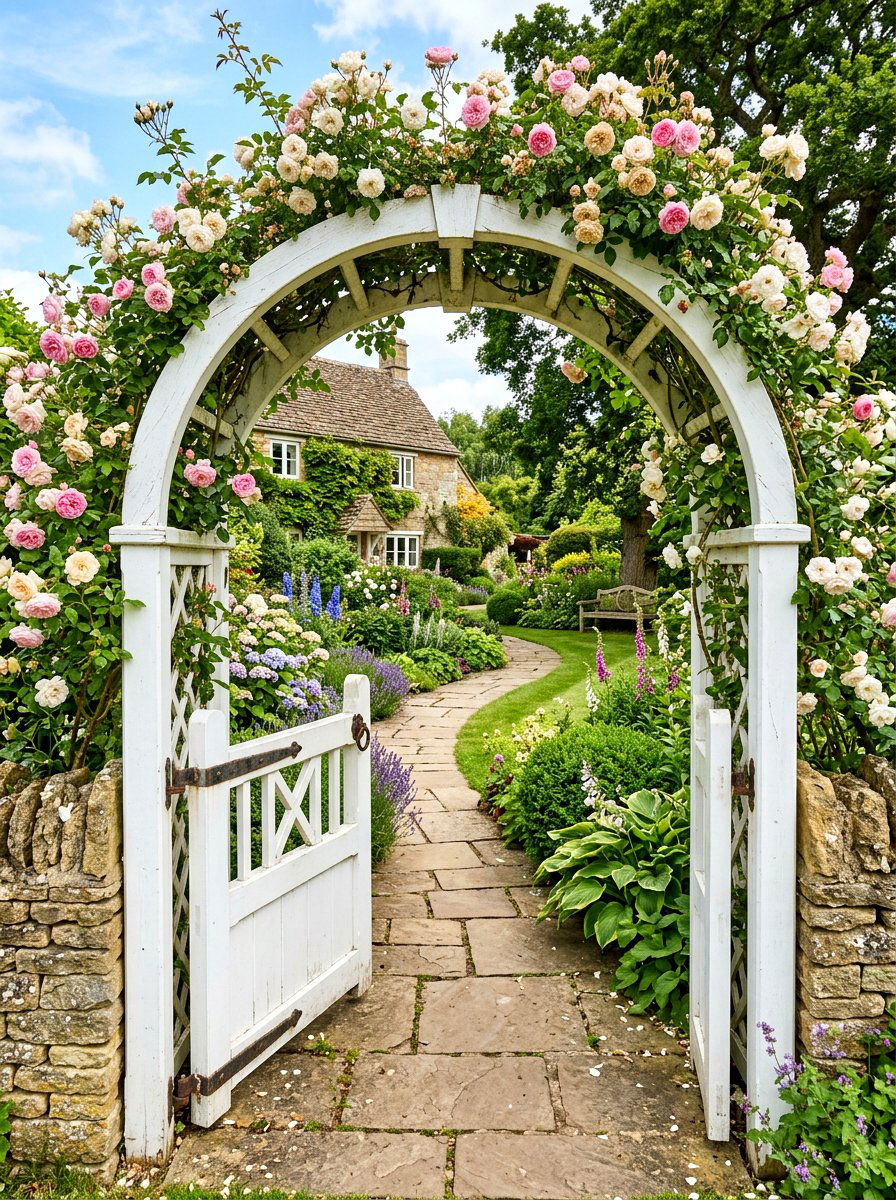 Garden Gate - 30 Nancy Meyers garden ideas
