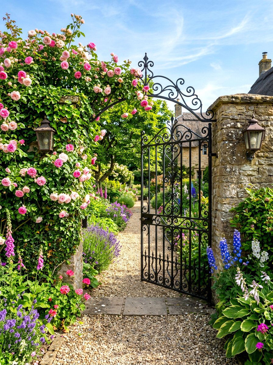 Garden Gate - 30 French country garden ideas