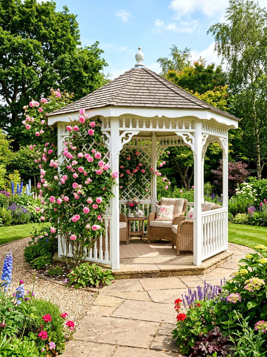 Garden Gazebo - 30 entertainer backyard ideas