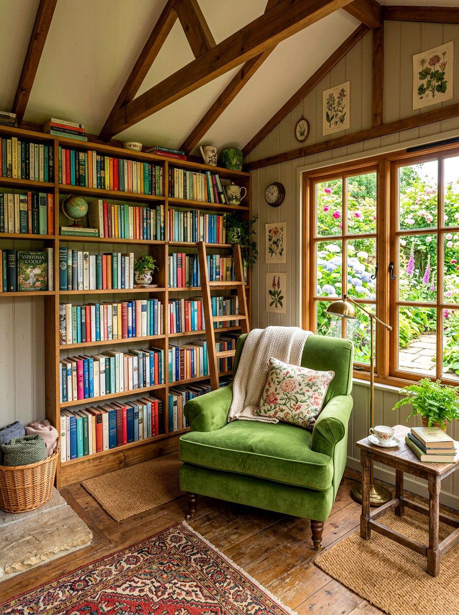 Garden Library Shed - 30 farmhouse shed ideas