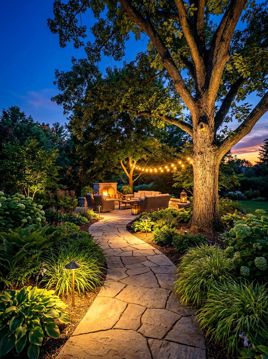 Garden Lighting - 30 healing garden ideas