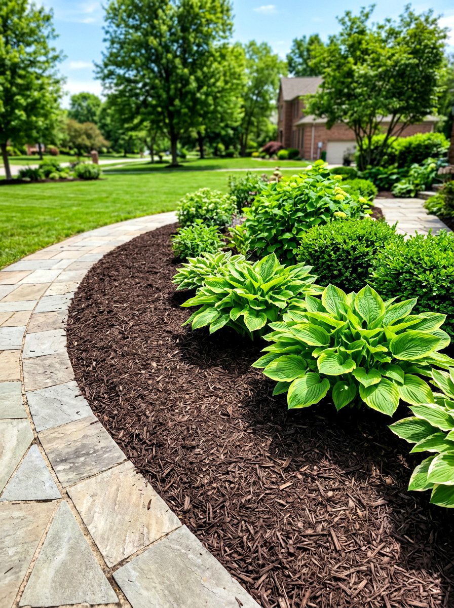 Garden Mulch - 30 curb appeal ideas