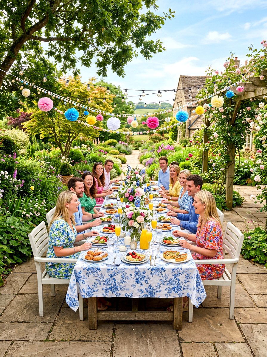 Garden Party Patio Brunch - 30 brunch patio setup ideas