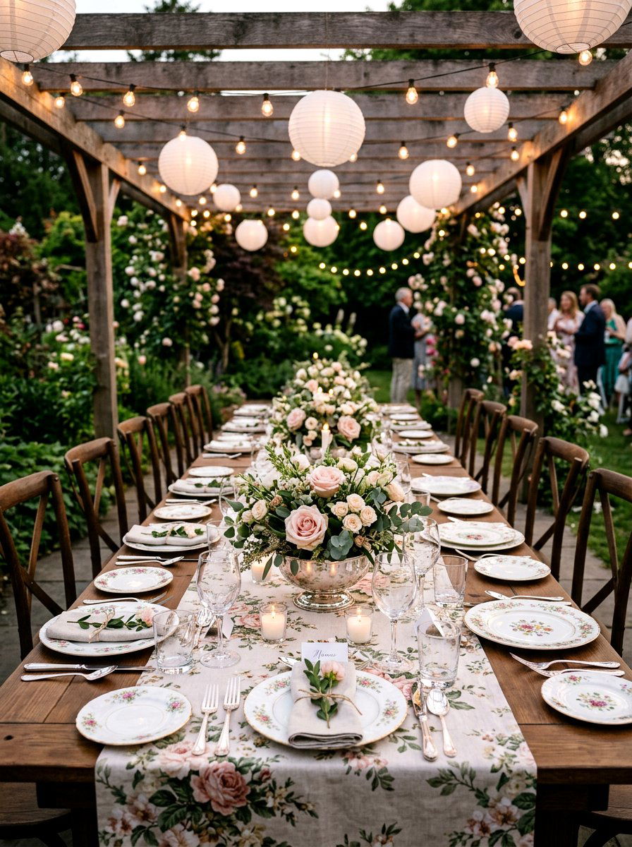 Garden Party Table - 30 summer table setting ideas
