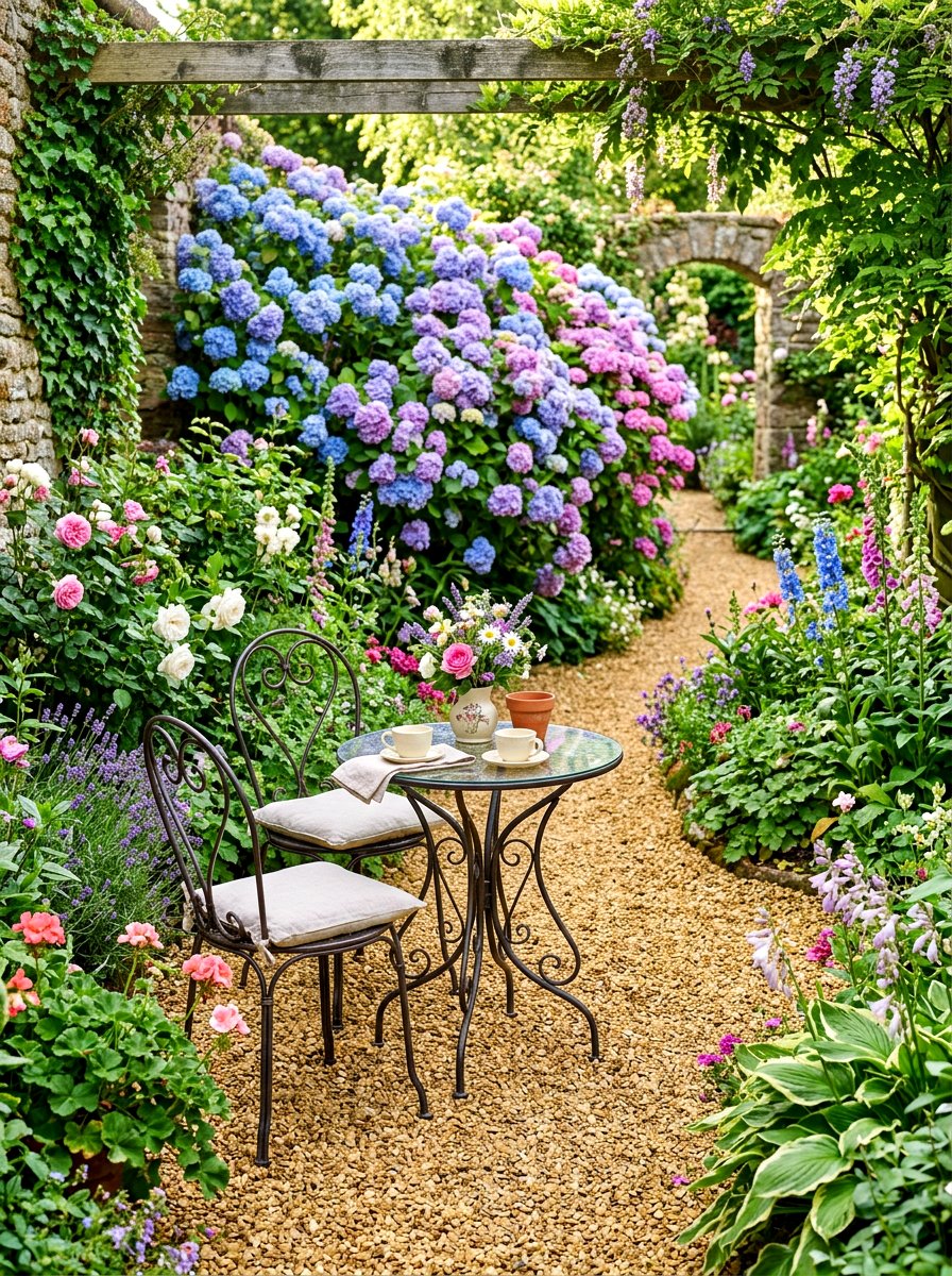 Garden Path Bistro Setup - 30 bistro patio ideas