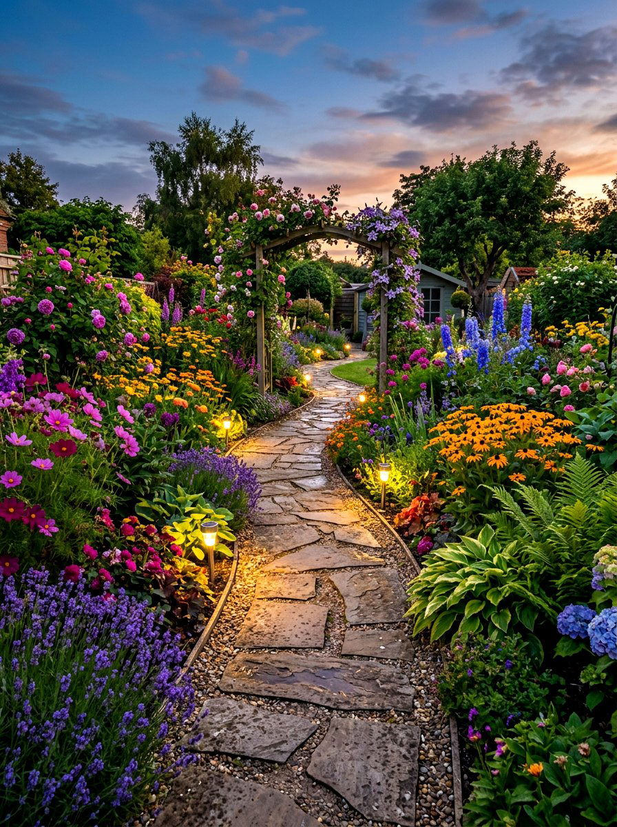 Garden Pathway - 30 garden decor ideas