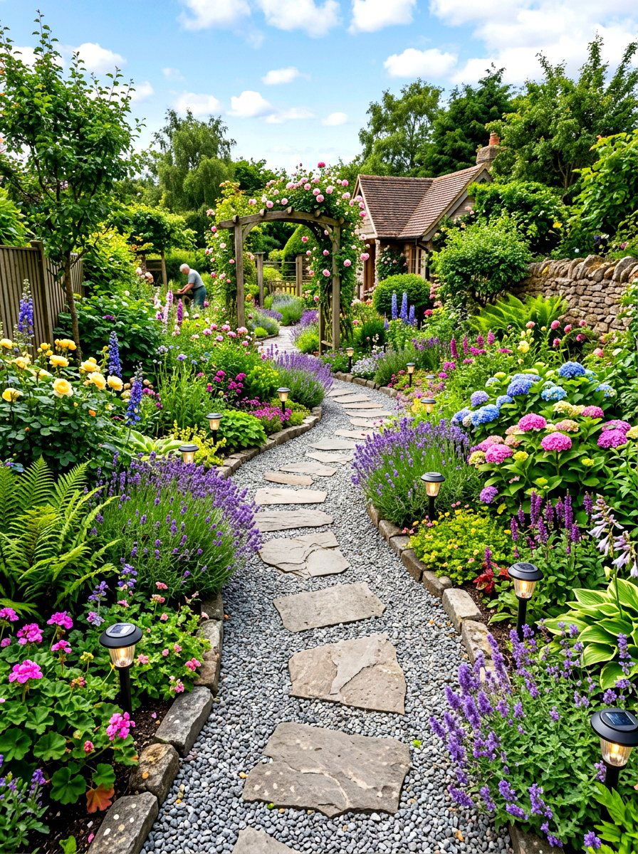 Garden Pathway - 30 backyard retreat ideas