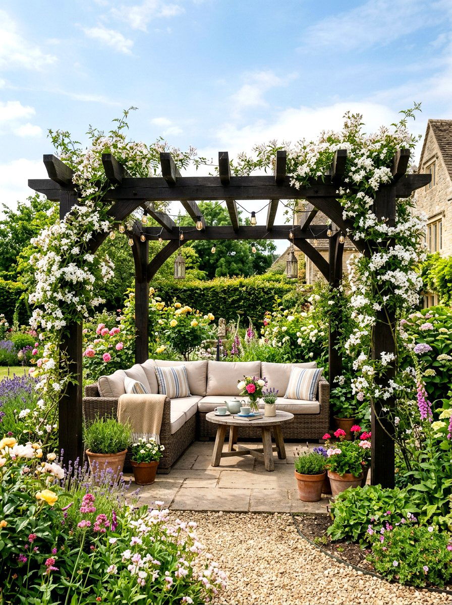 Garden Pergola - 30 backyard entertaining ideas