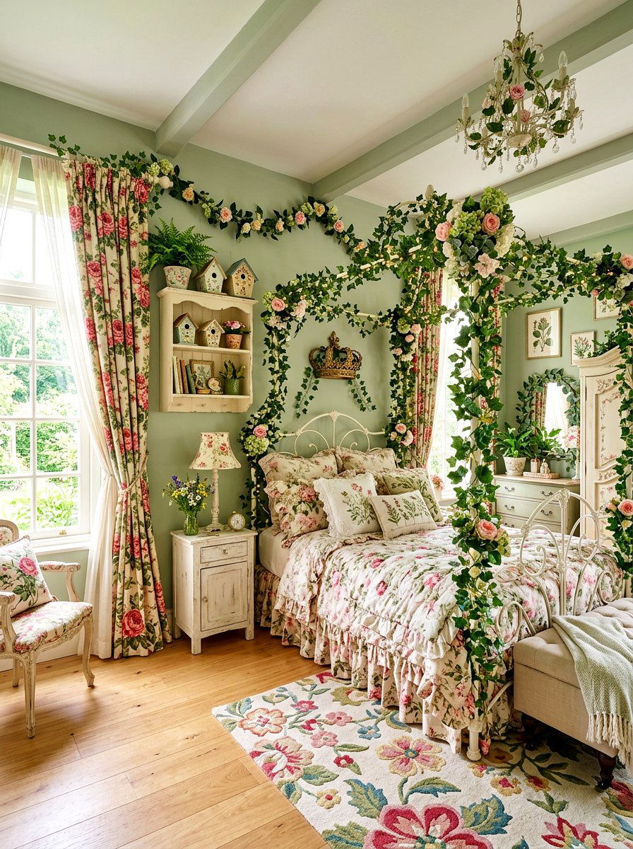 Garden Princess Room - 30 princess bedroom ideas