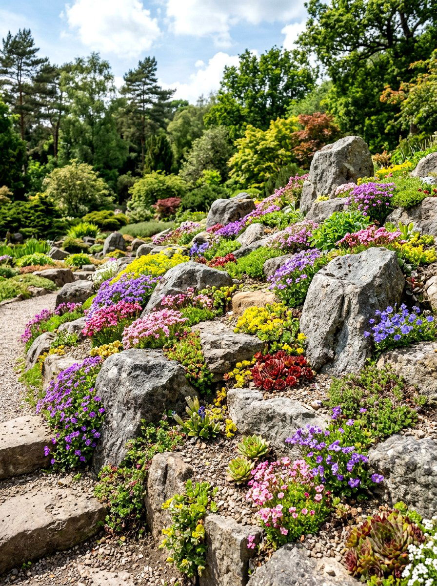 Garden Rockery - 30 English garden ideas
