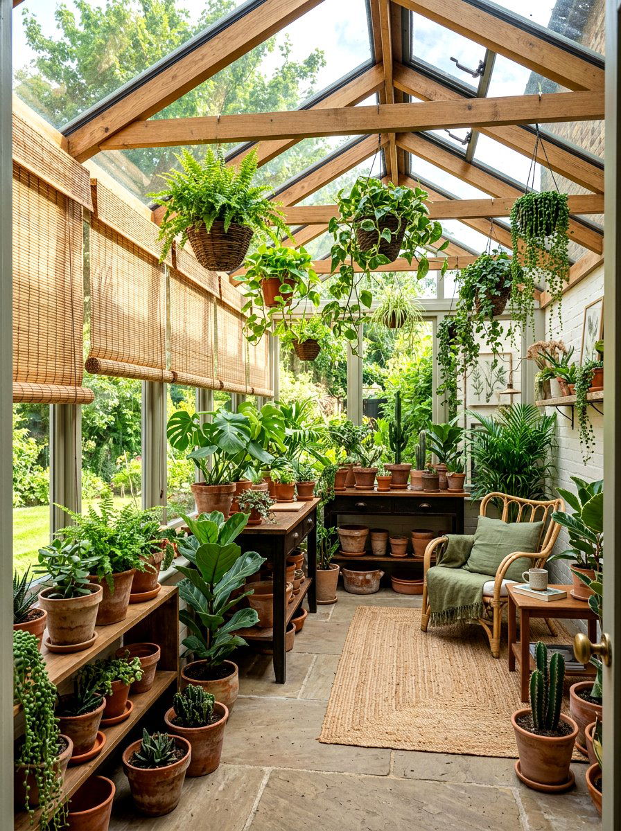 Garden Room Bamboo Slat Blind - 30 bamboo shade ideas