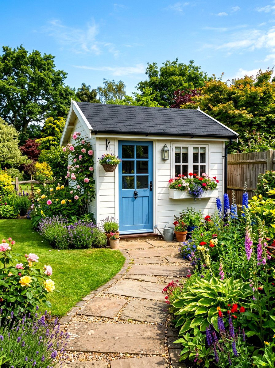 Garden Shed - 30 backyard landscaping ideas