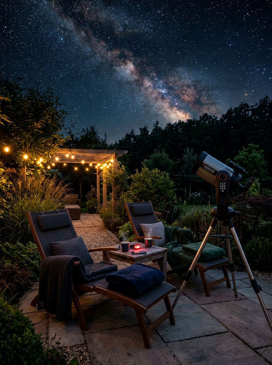 Garden Stargazing Lounge - 30 outdoor birthday party ideas