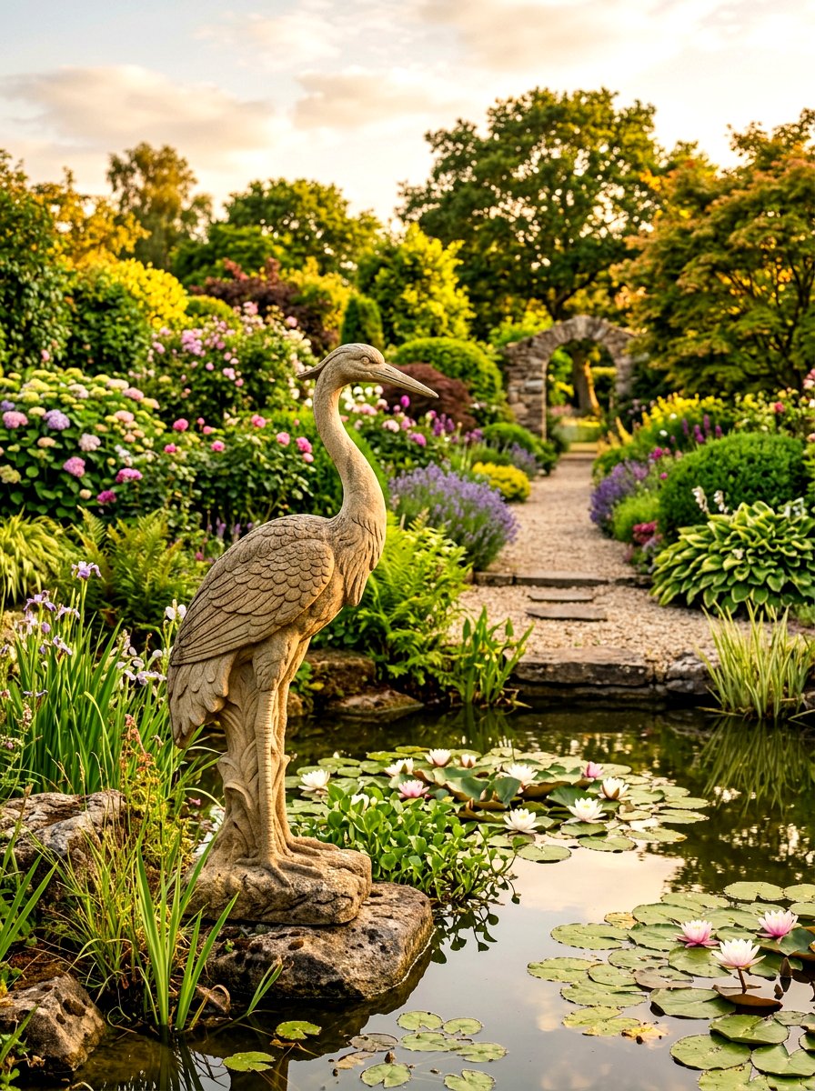 Garden Statues - 30 outdoor garden decor ideas