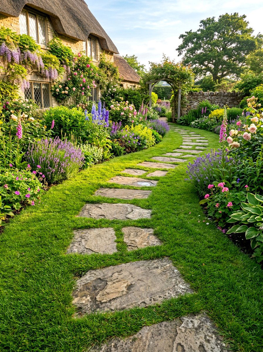 Garden Stepping Stones - 30 outdoor garden decor ideas