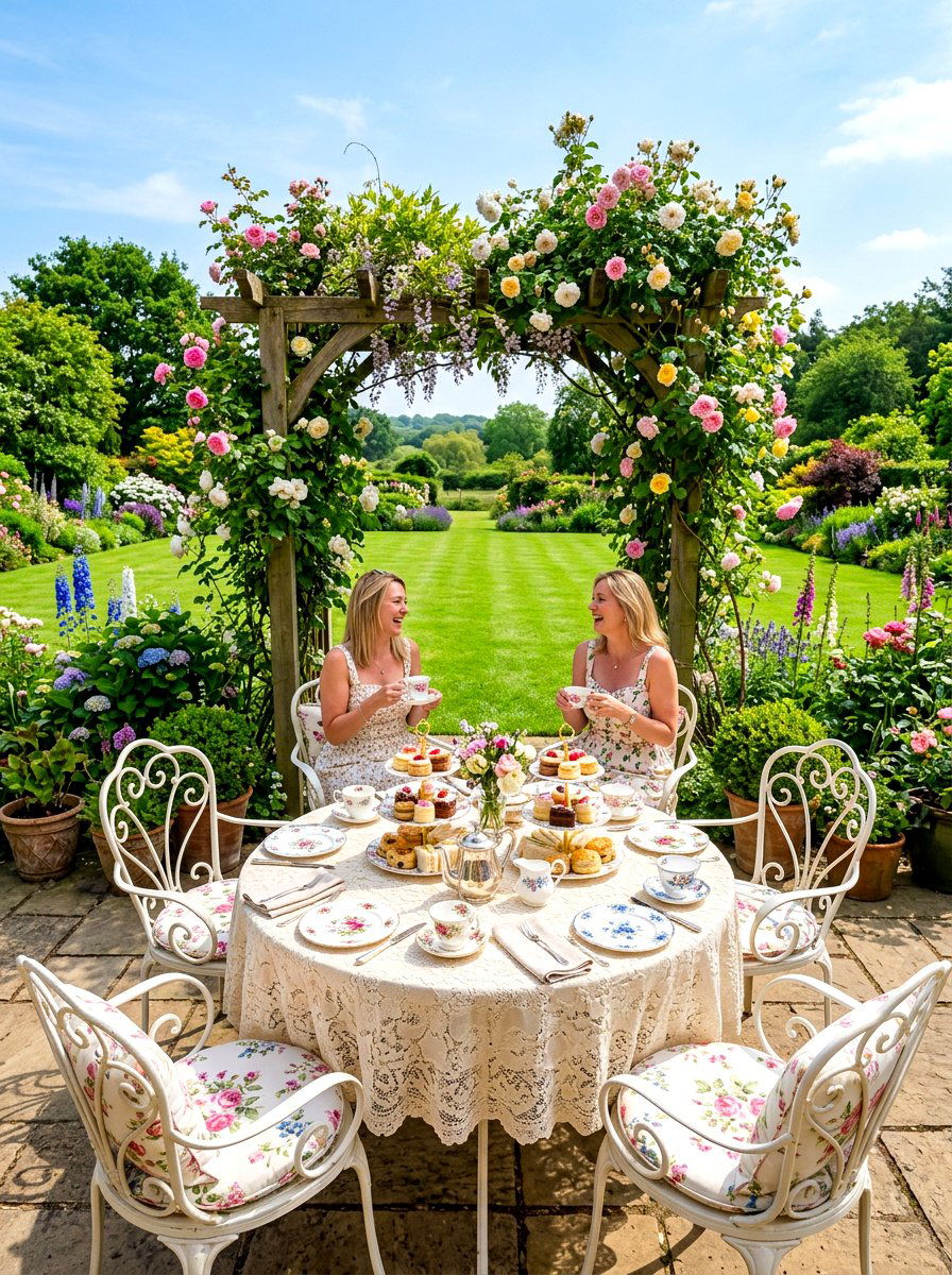 Garden Tea Party - 30 patio dinner party ideas