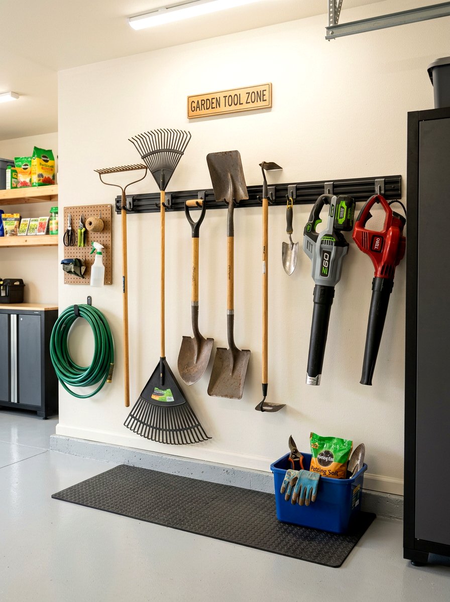 Garden Tool Racks - 30 garage organization ideas