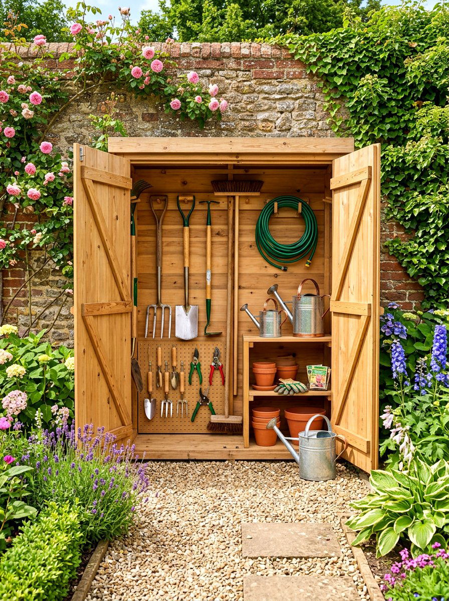 Garden Tool Storage - 30 potager garden ideas