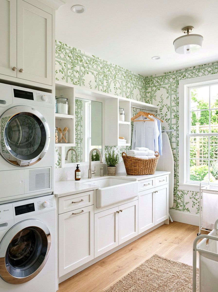 Garden Trellis Wallpaper Pattern - 30 southern prep decor ideas