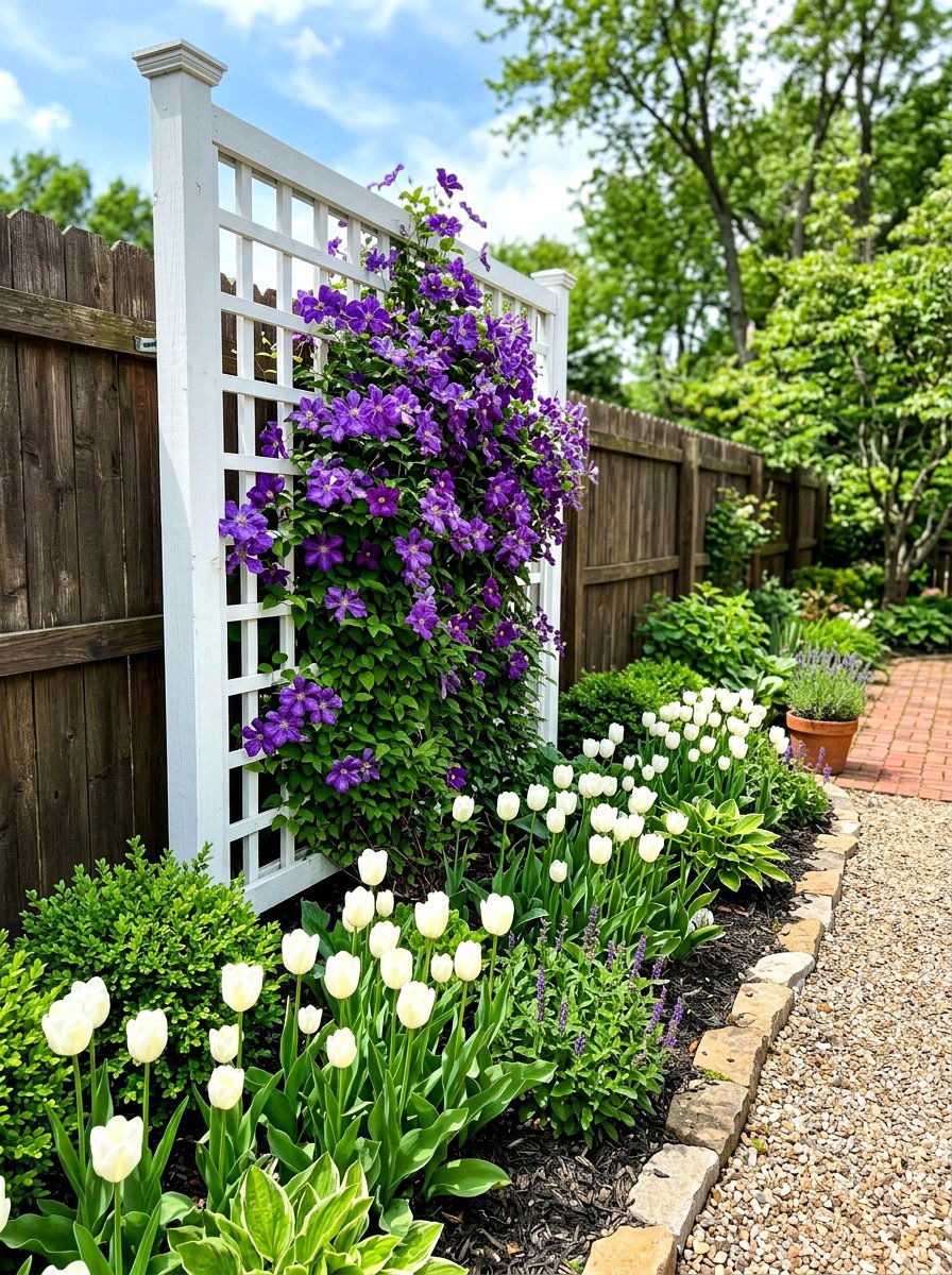 Garden Trellis - 30 backyard retreat ideas