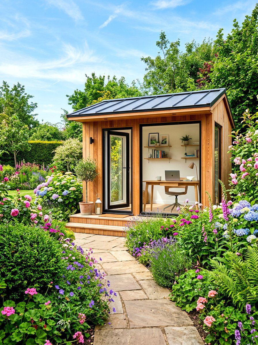 Garden Writing Shed - 30 writing room ideas